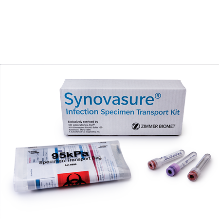 Synovasure® Comprehensive Infection Laboratory Test Panels from Zimmer Biomet