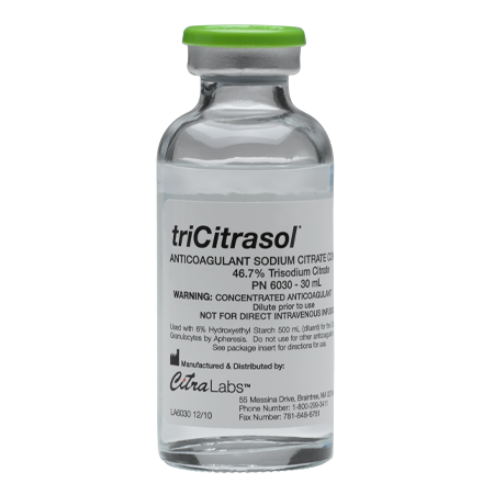 triCitrasol® Anticoagulant Sodium Citrate Concentrate