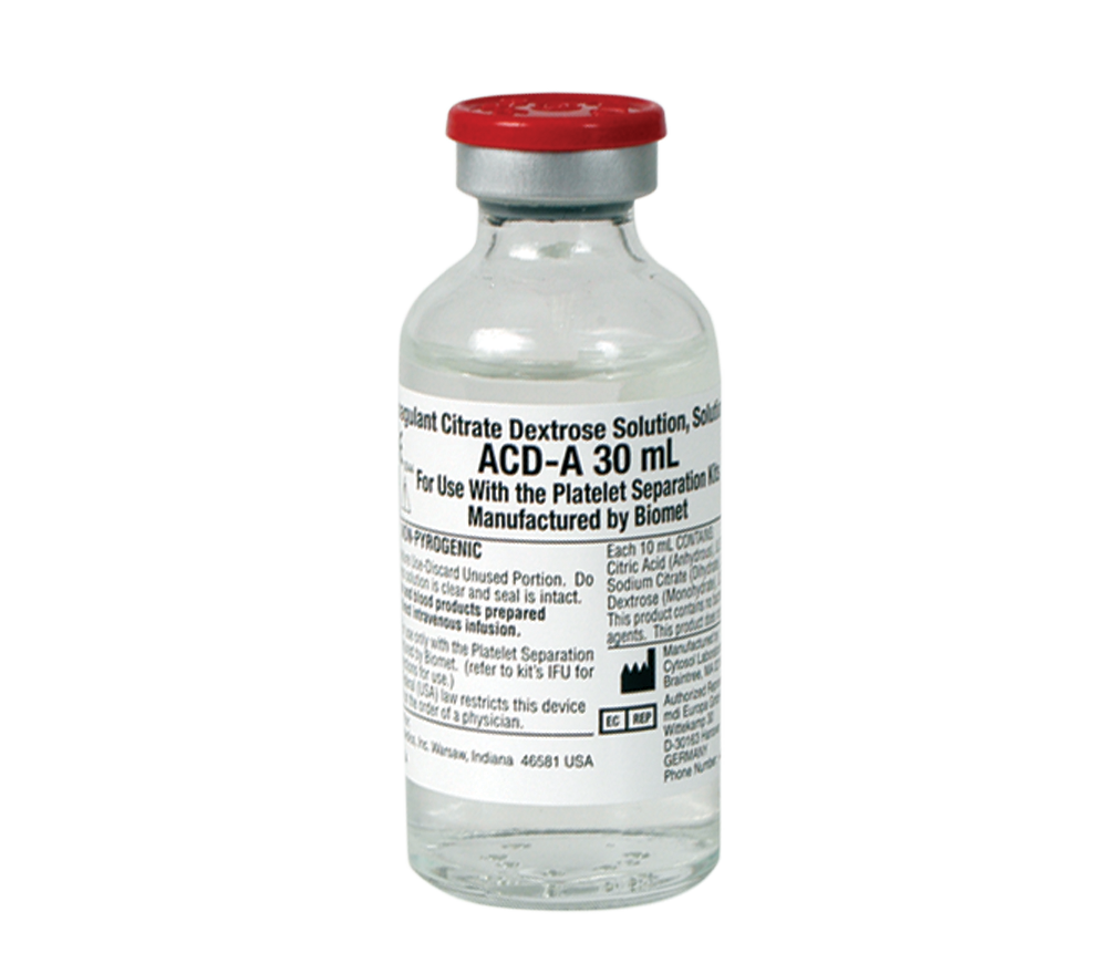 ACD-A Anticoagulant Citrate Dextrose Solution, Solution A