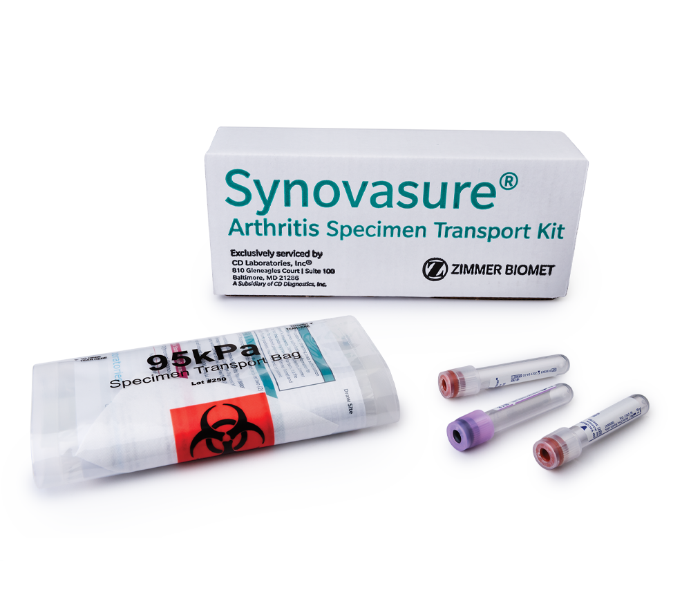 Synovasure® Differential Diagnosis Arthritis Panel from Zimmer Biomet