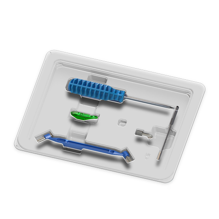 Single use, sterile procedural kits